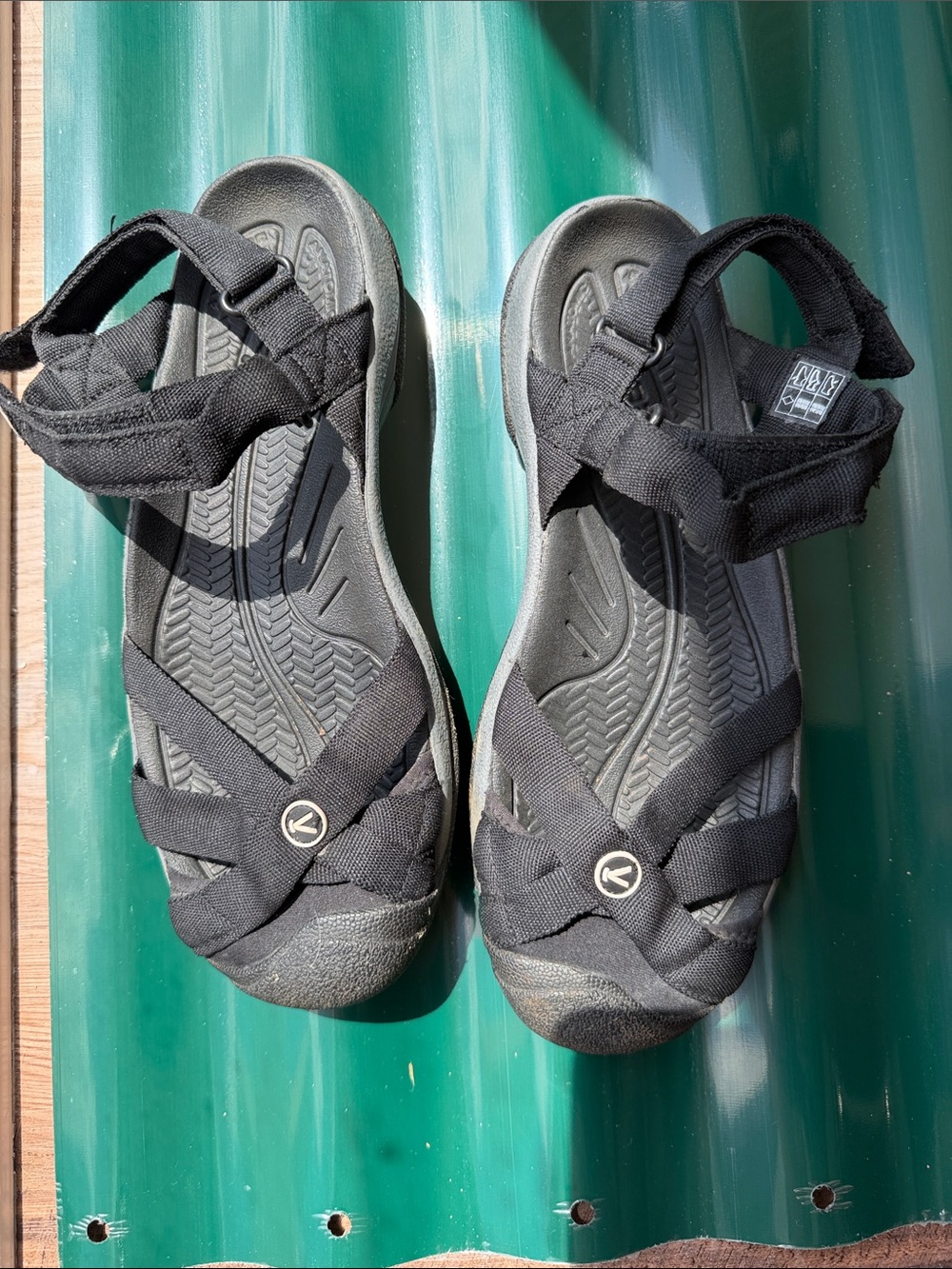 Keen Sz 9 Black Strappy Outdoor Sandals